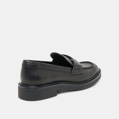 TIGGY LOAFERS BLACK LEATHER