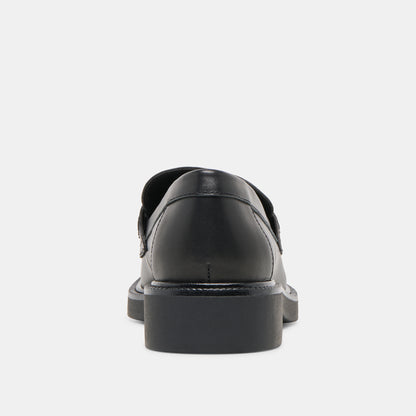 TIGGY LOAFERS BLACK LEATHER