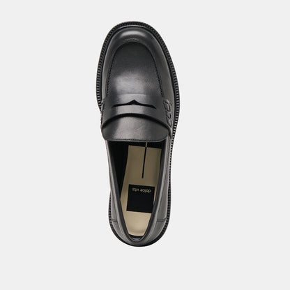 TIGGY LOAFERS BLACK LEATHER