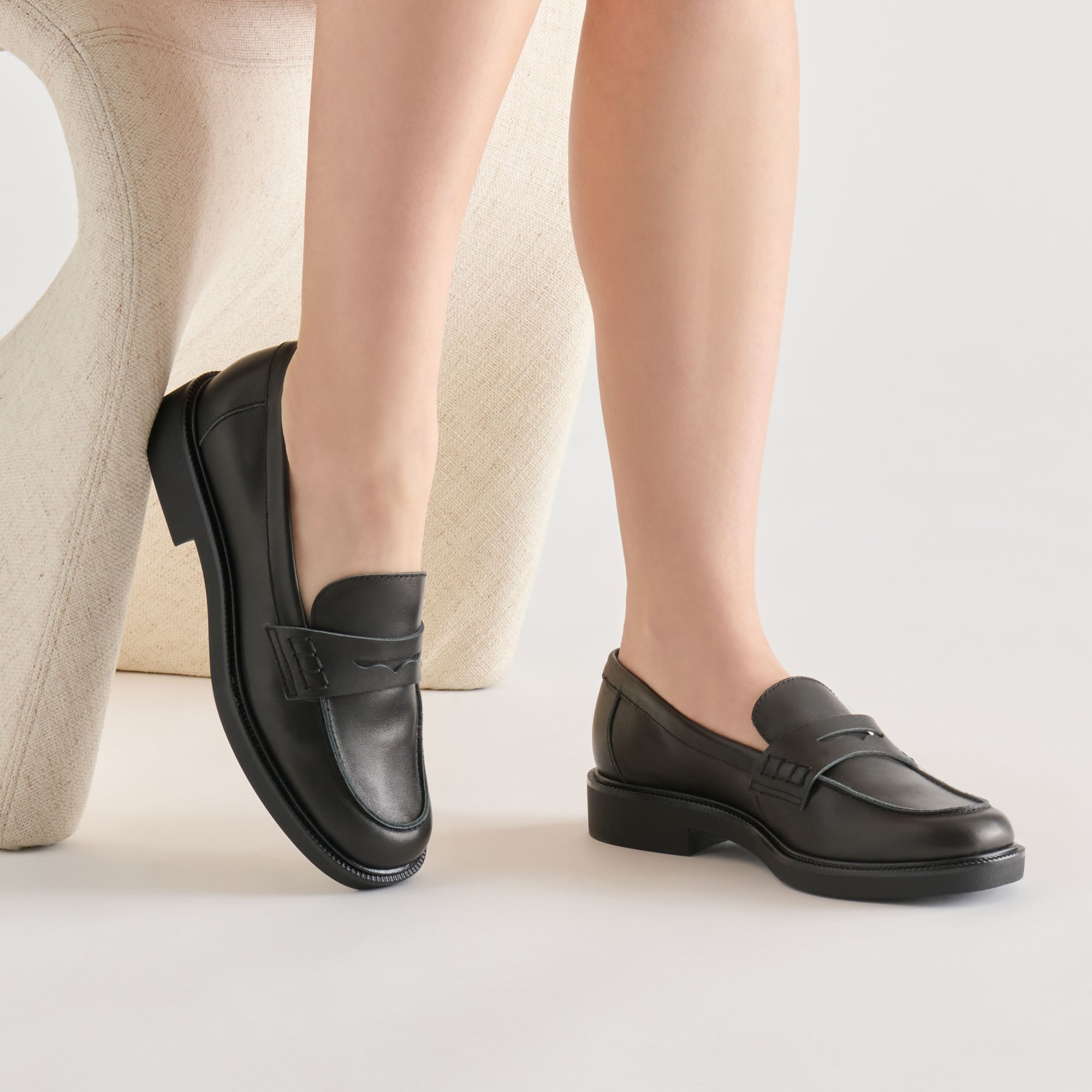 TIGGY LOAFERS BLACK LEATHER - view 2