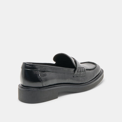 TIGGY LOAFERS MIDNIGHT CRINKLE PATENT