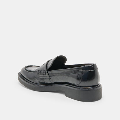 TIGGY LOAFERS MIDNIGHT CRINKLE PATENT