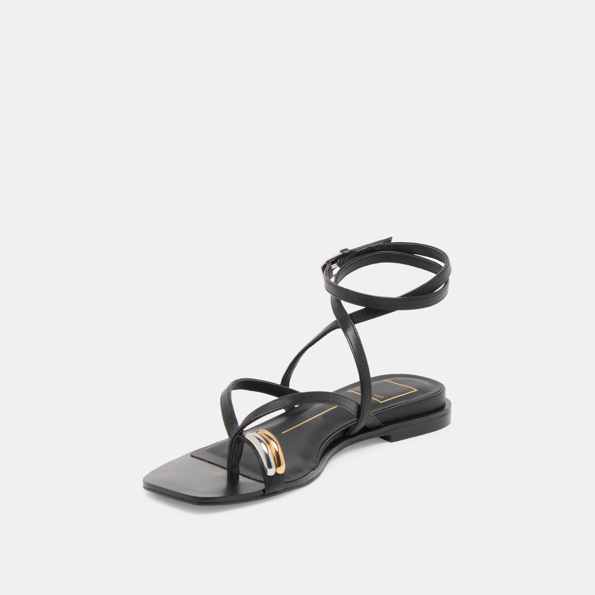 TYRICE SANDALS BLACK LEATHER