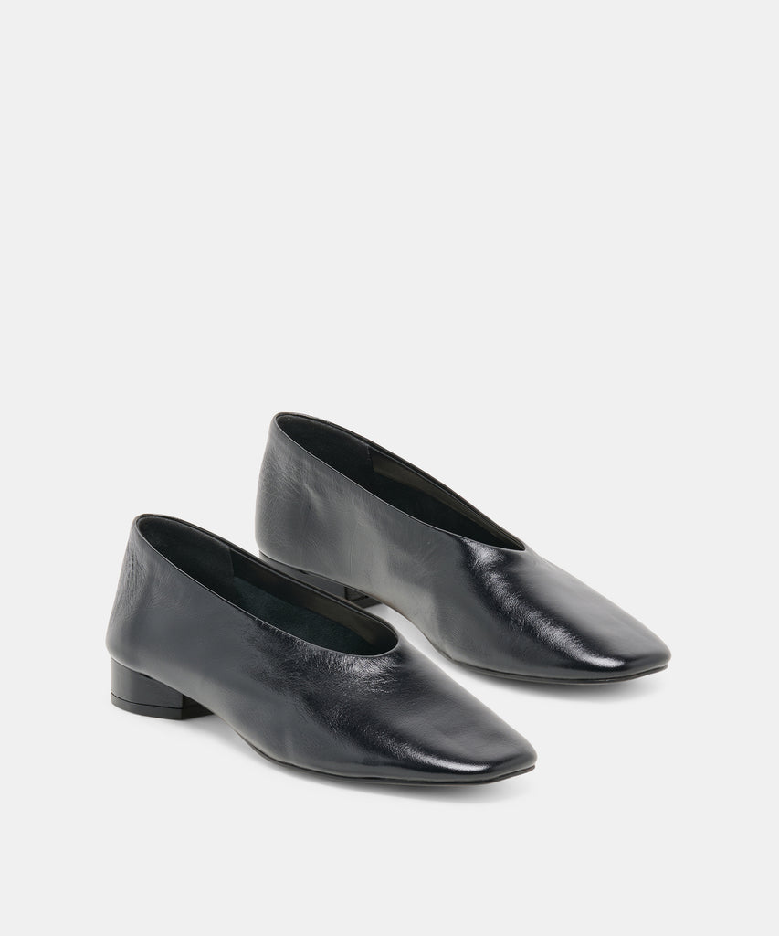 ANDEY HEELS BLACK LEATHER