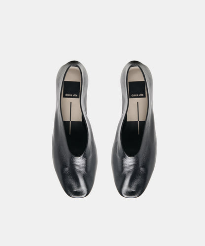 ANDEY HEELS BLACK LEATHER
