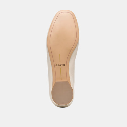 ANDEY BALLET FLATS BONE LEATHER