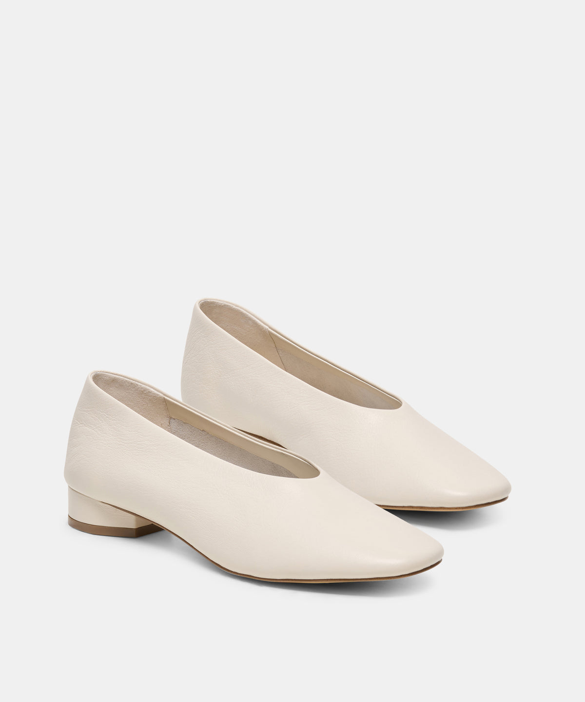 ANDEY HEELS BONE LEATHER - view 2