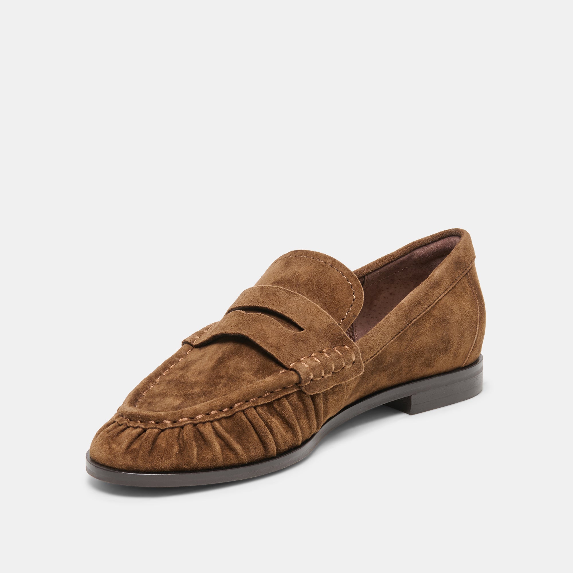 BAXEN LOAFERS CHESTNUT SUEDE - view 4