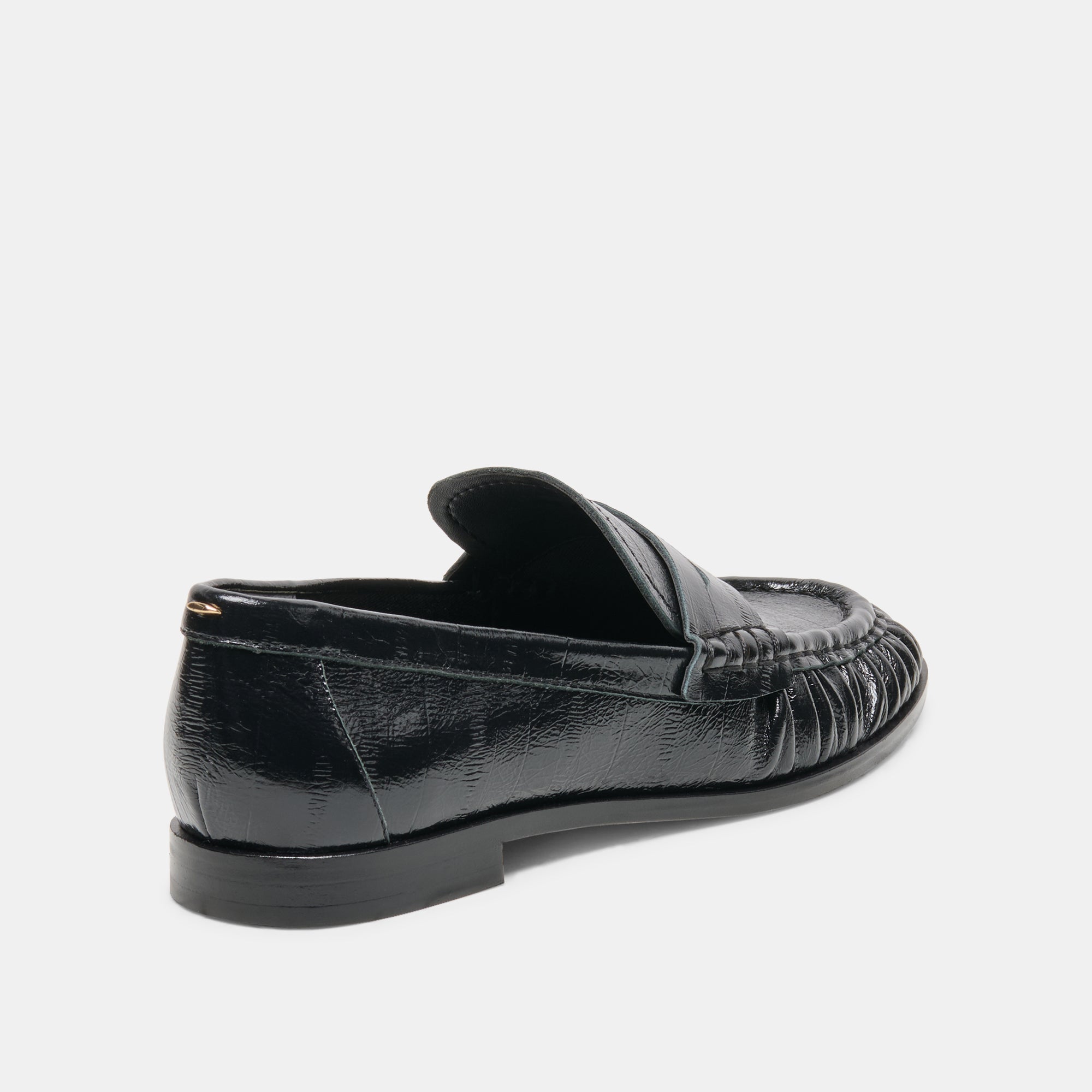 BAXEN LOAFERS NOIR EMBOSSED LEATHER - view 4