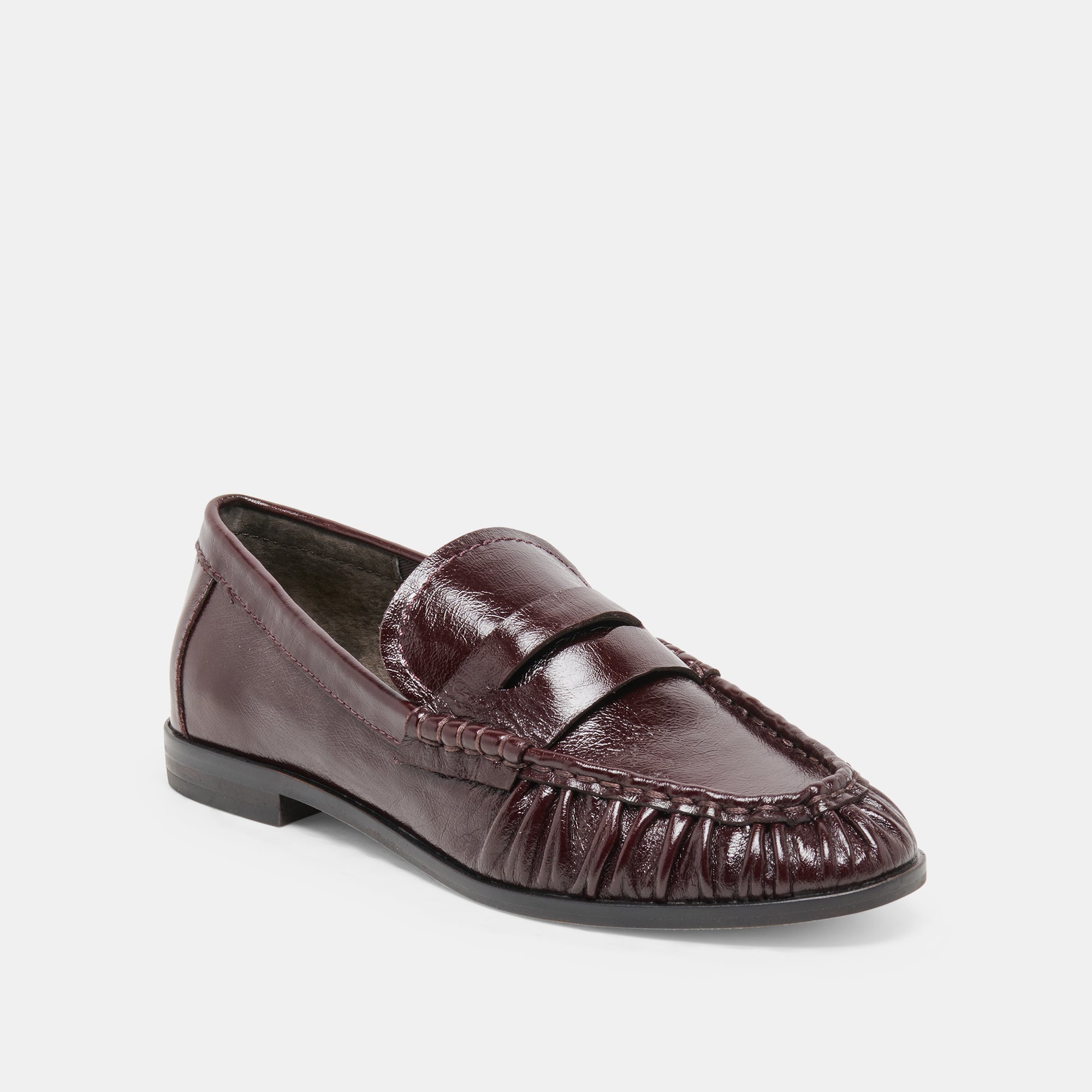 BAXEN LOAFERS OXBLOOD LEATHER - view 2