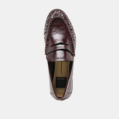 BAXEN LOAFERS OXBLOOD LEATHER