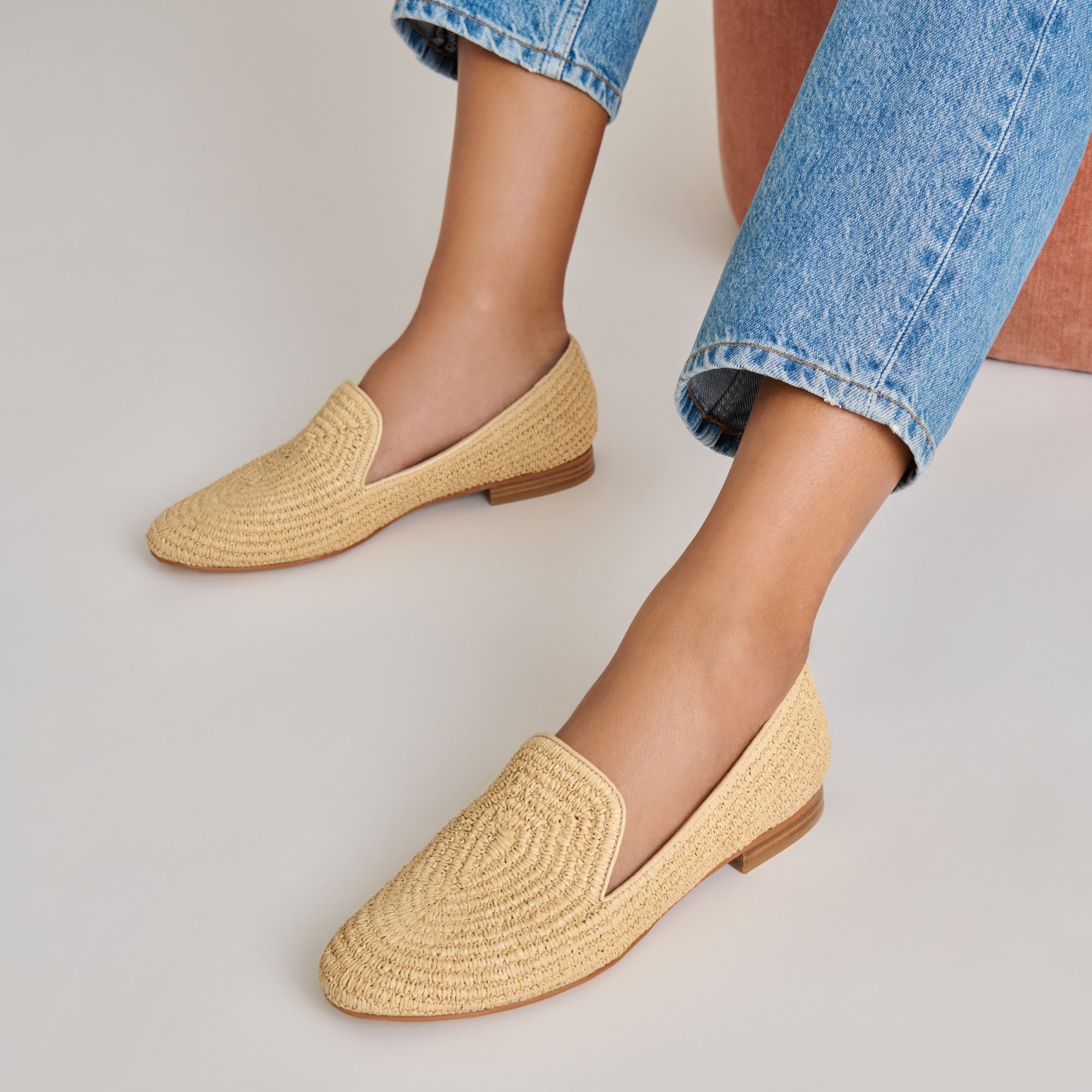 BAYLEN FLATS NATURAL WOVEN RAFFIA