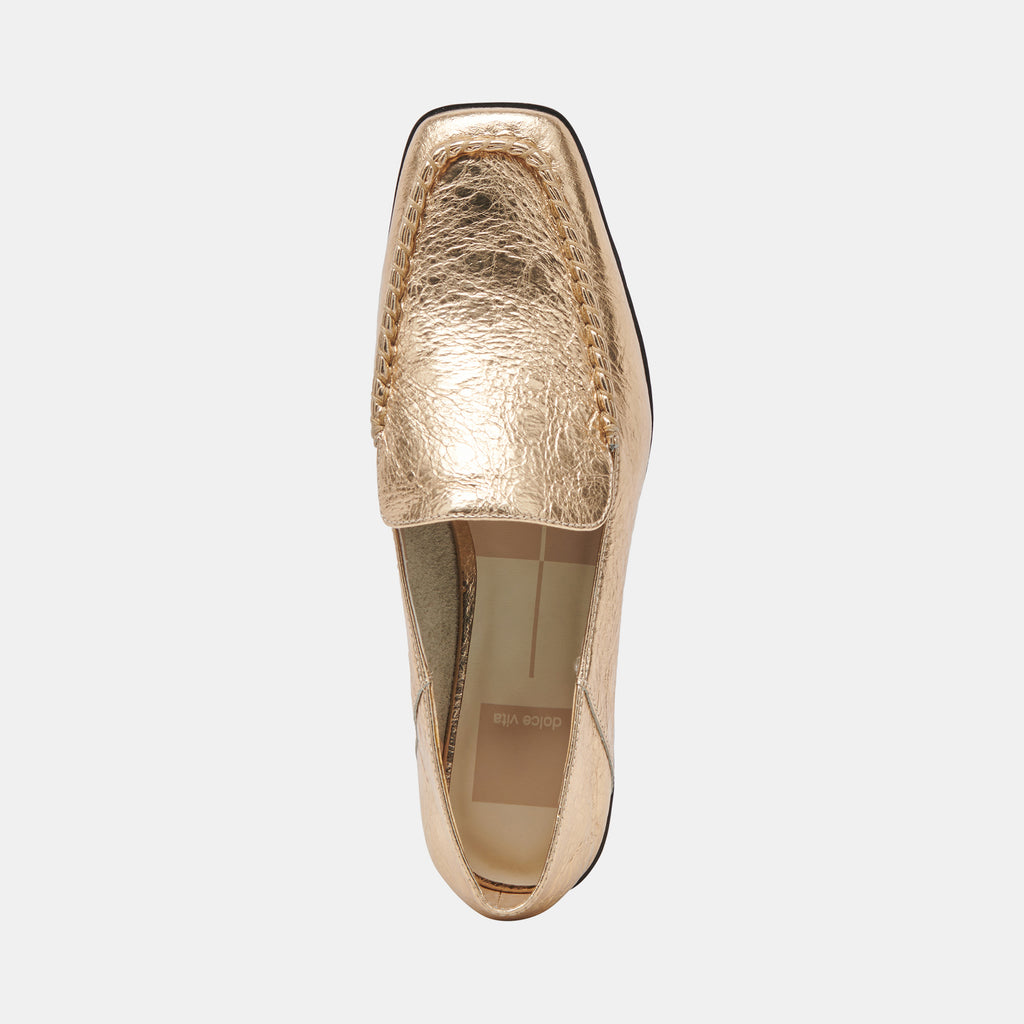 BENY FLATS GOLD DISTRESSED LEATHER - image 9