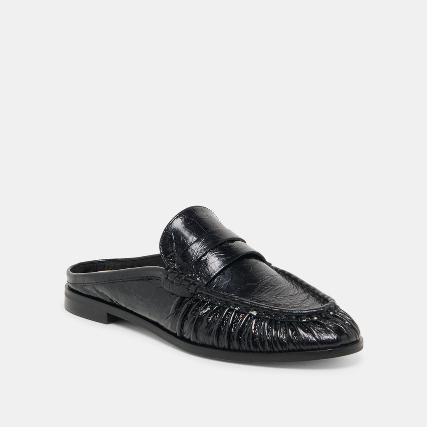 BETZY LOAFERS MIDNIGHT CRINKLE PATENT