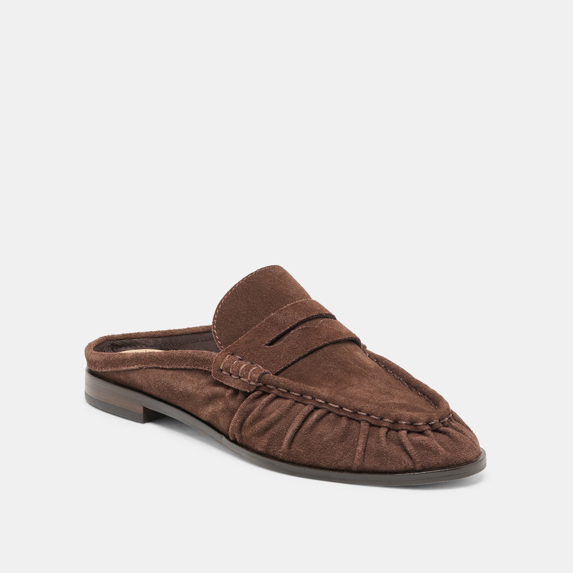 BETZY LOAFERS DK BROWN SUEDE - view 2