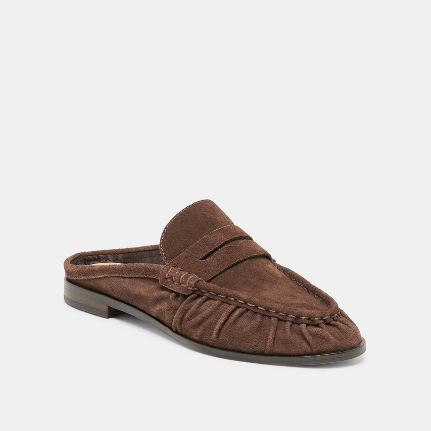 BETZY LOAFERS DK BROWN SUEDE