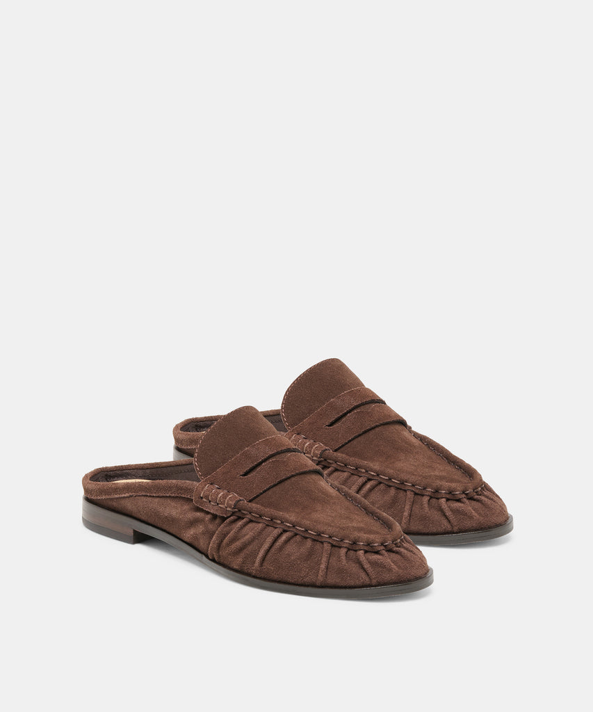 BETZY LOAFERS DK BROWN SUEDE
