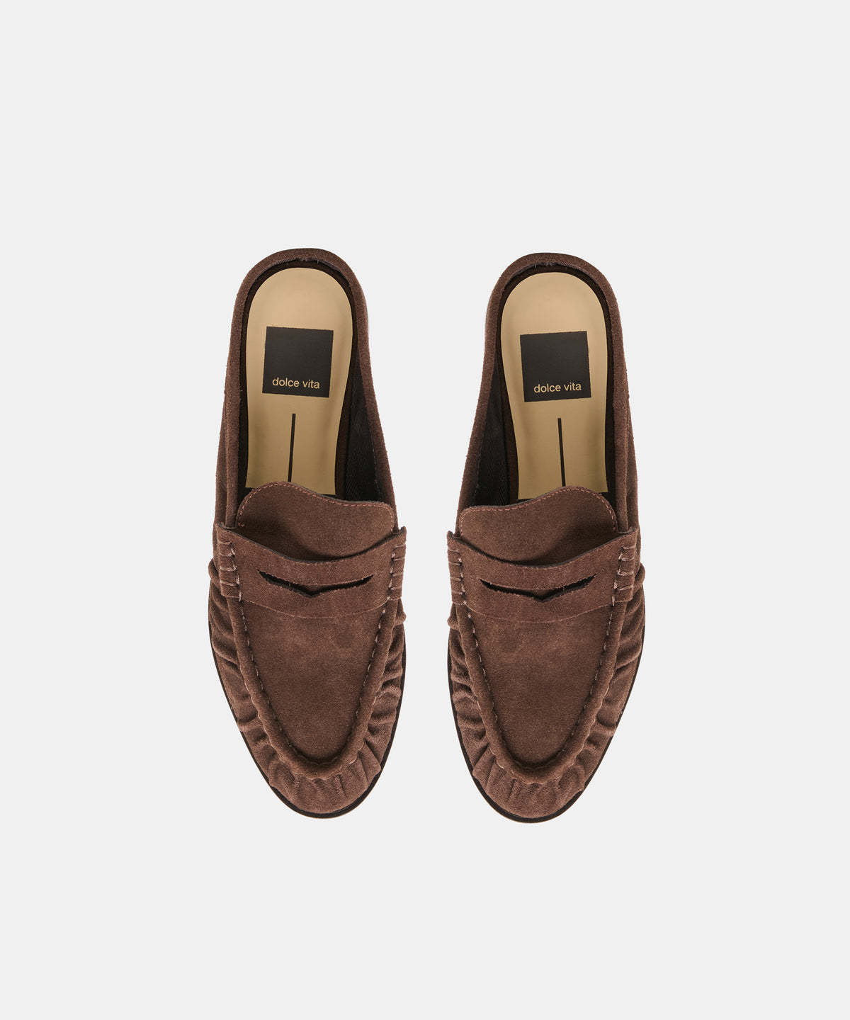 BETZY LOAFERS DK BROWN SUEDE - view 3