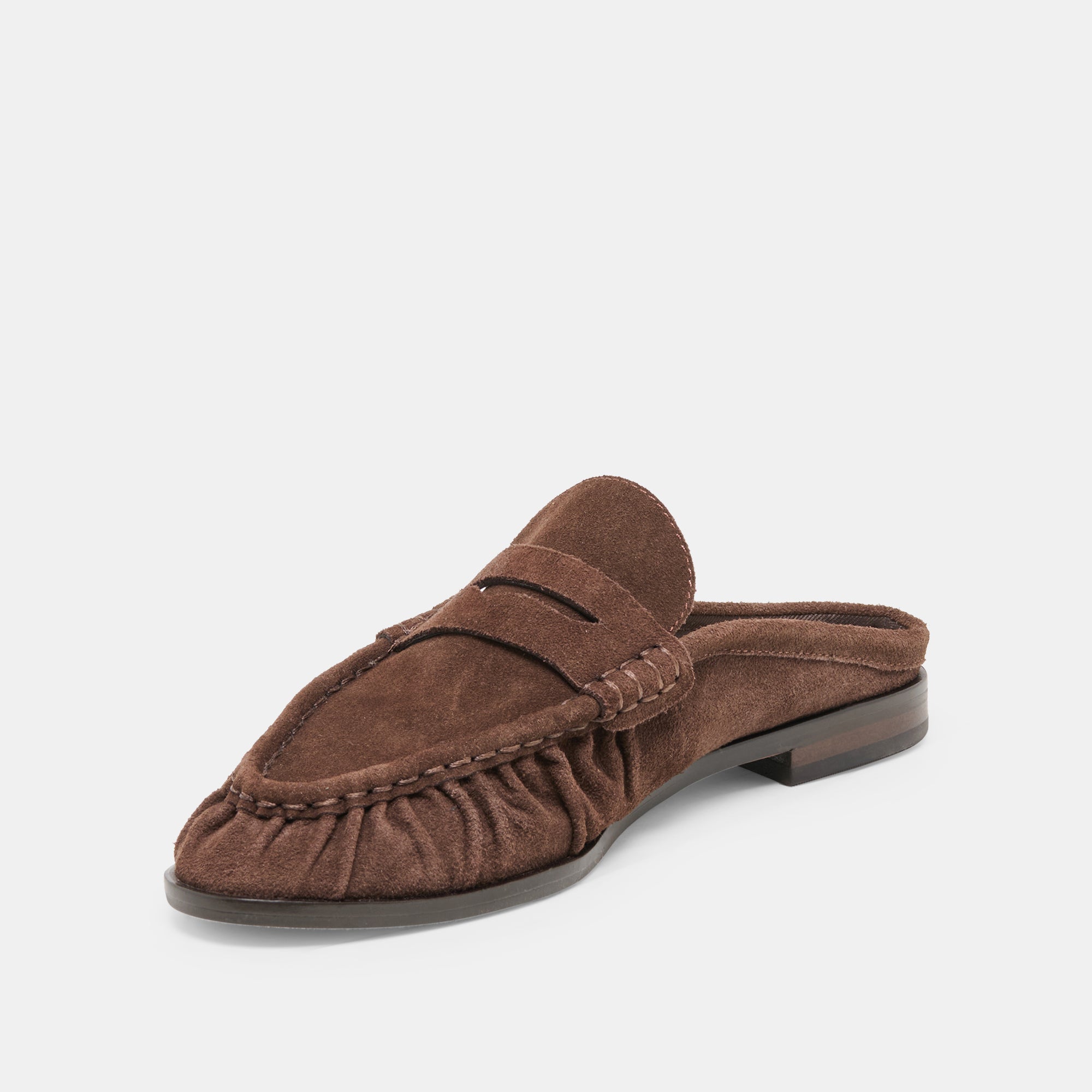 BETZY LOAFERS DK BROWN SUEDE - view 4