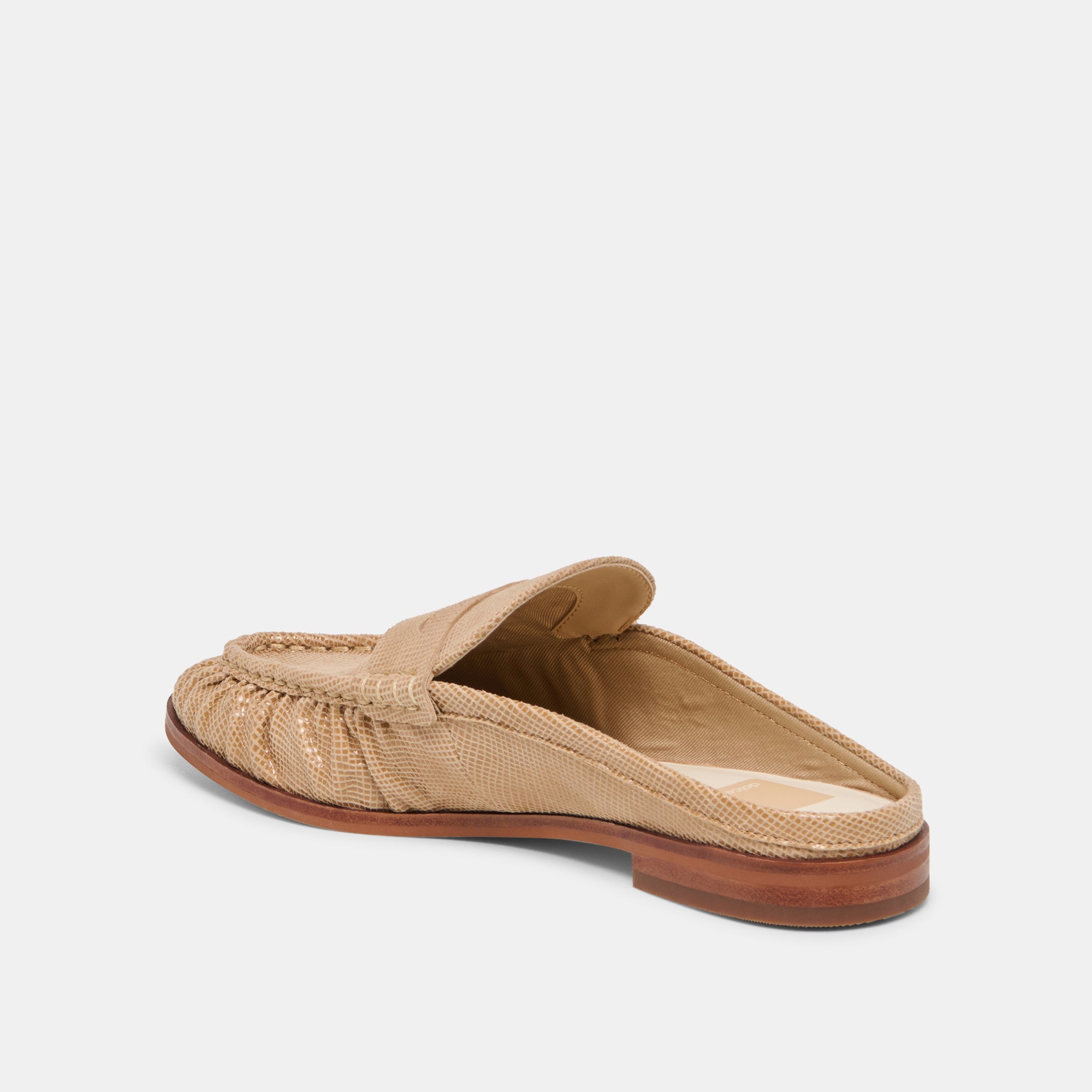 BETZY LOAFERS LATTE EMBOSSED SUEDE - view 5