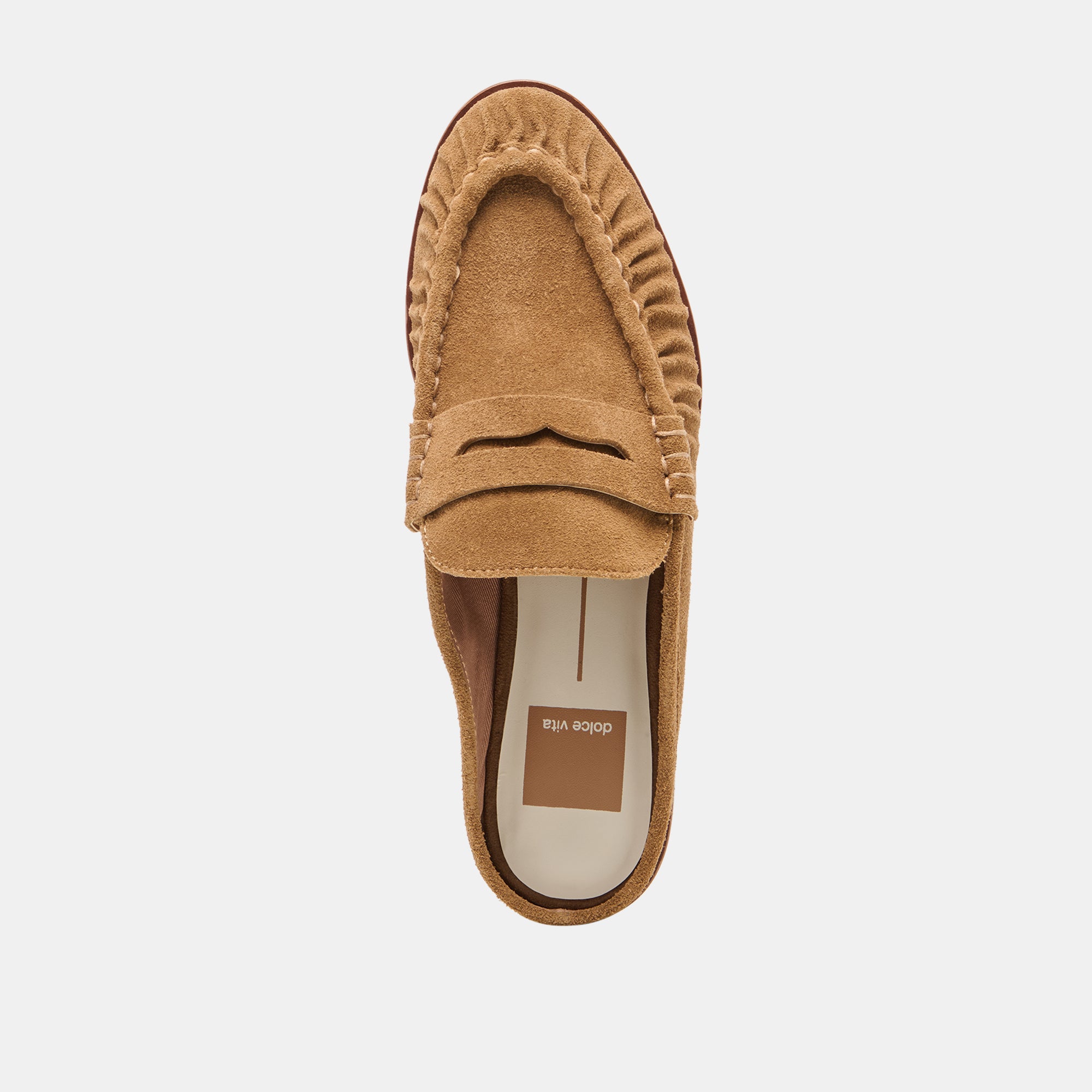 BETZY LOAFERS LT BROWN SUEDE - view 8