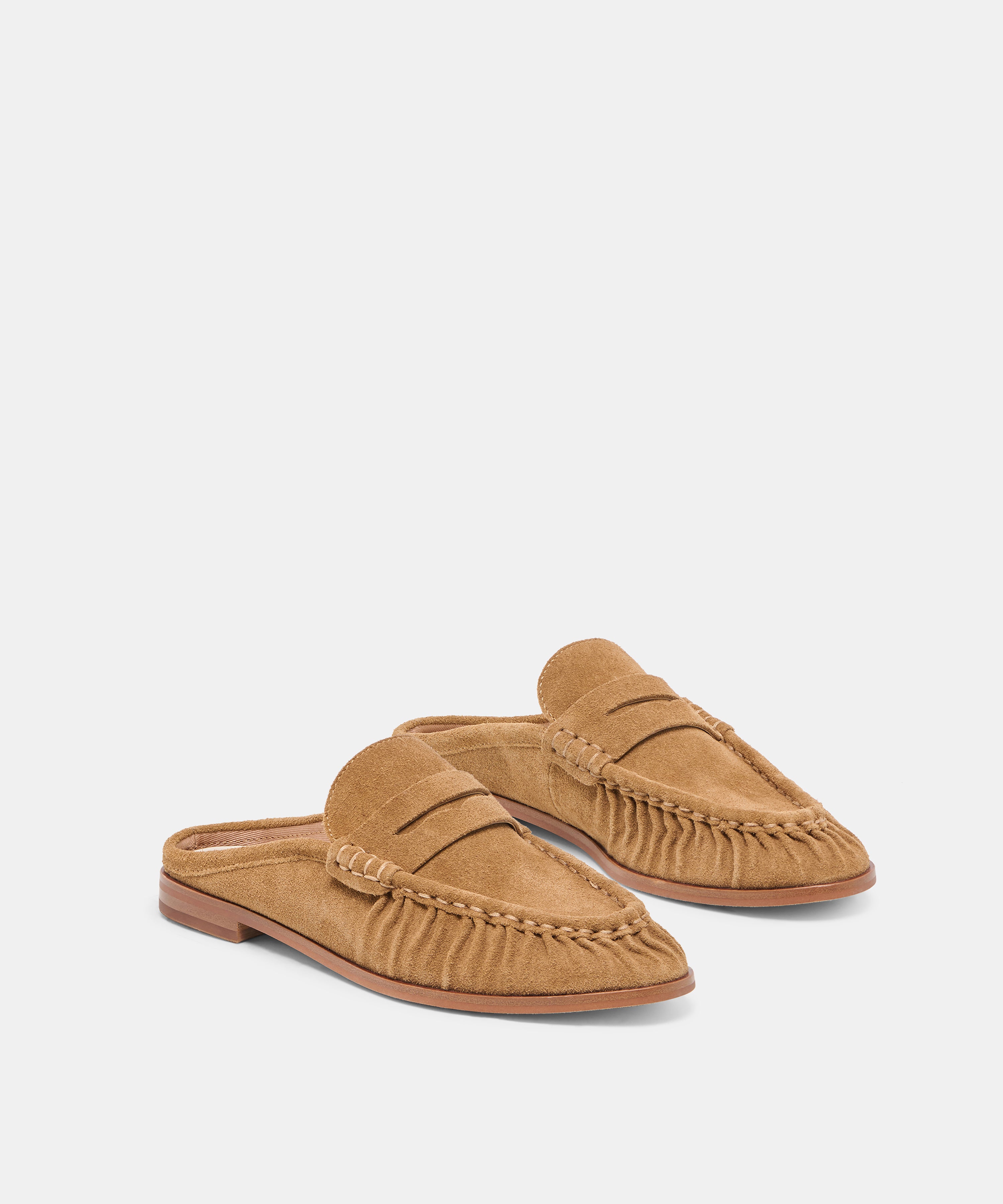 BETZY LOAFERS LT BROWN SUEDE - view 3