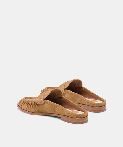 BETZY LOAFERS LT BROWN SUEDE