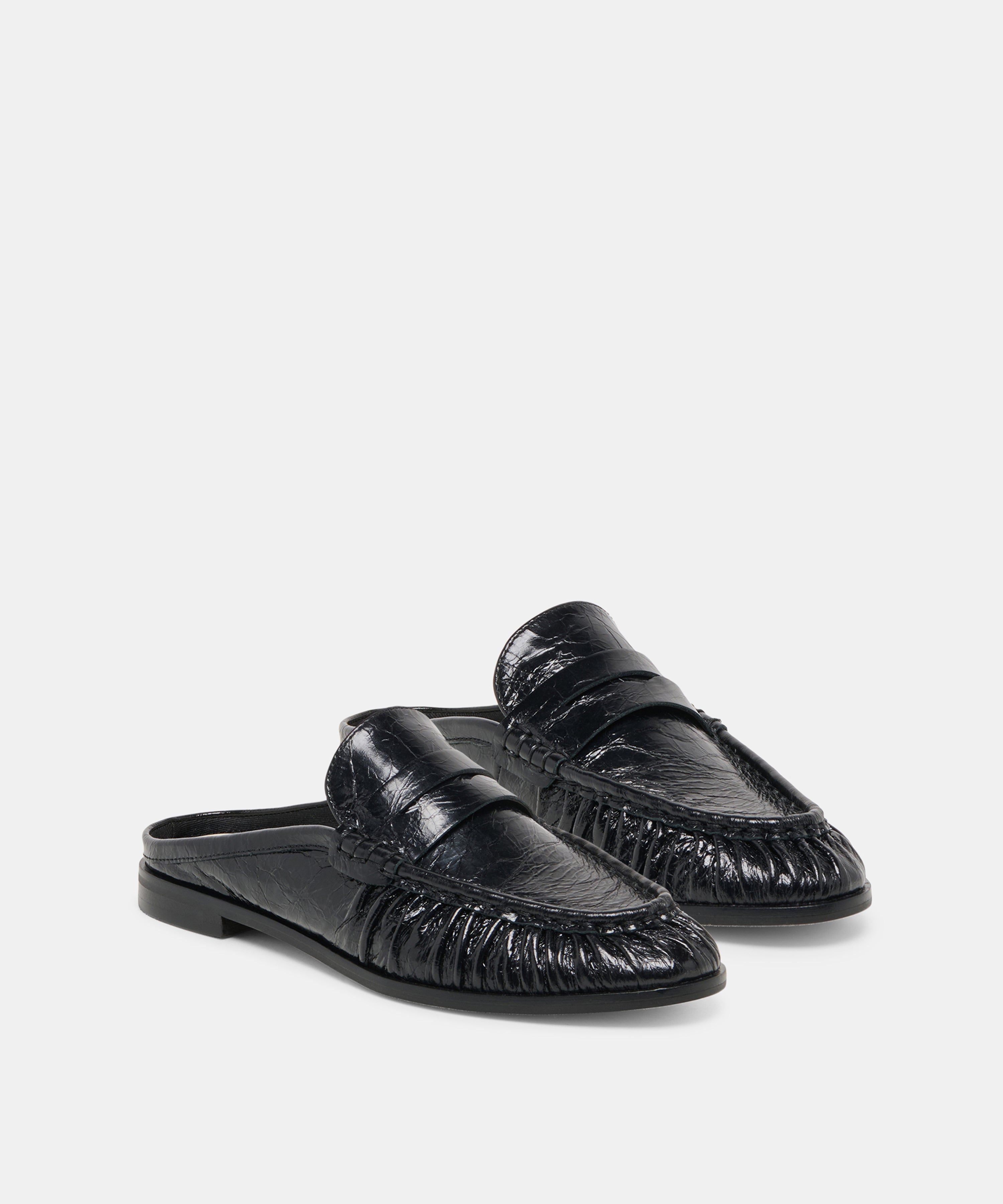 BETZY LOAFERS MIDNIGHT CRINKLE PATENT - view 3