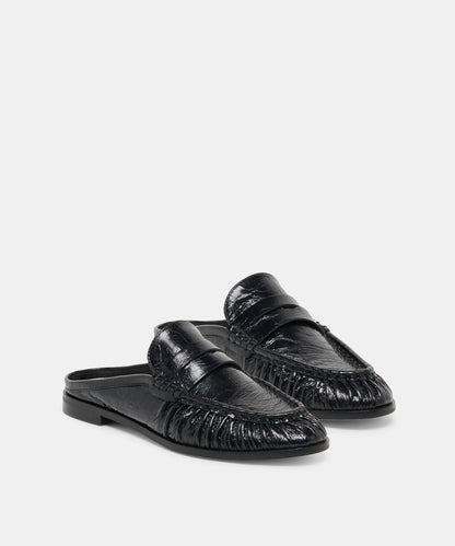 BETZY LOAFERS MIDNIGHT CRINKLE PATENT
