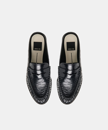 BETZY LOAFERS MIDNIGHT CRINKLE PATENT
