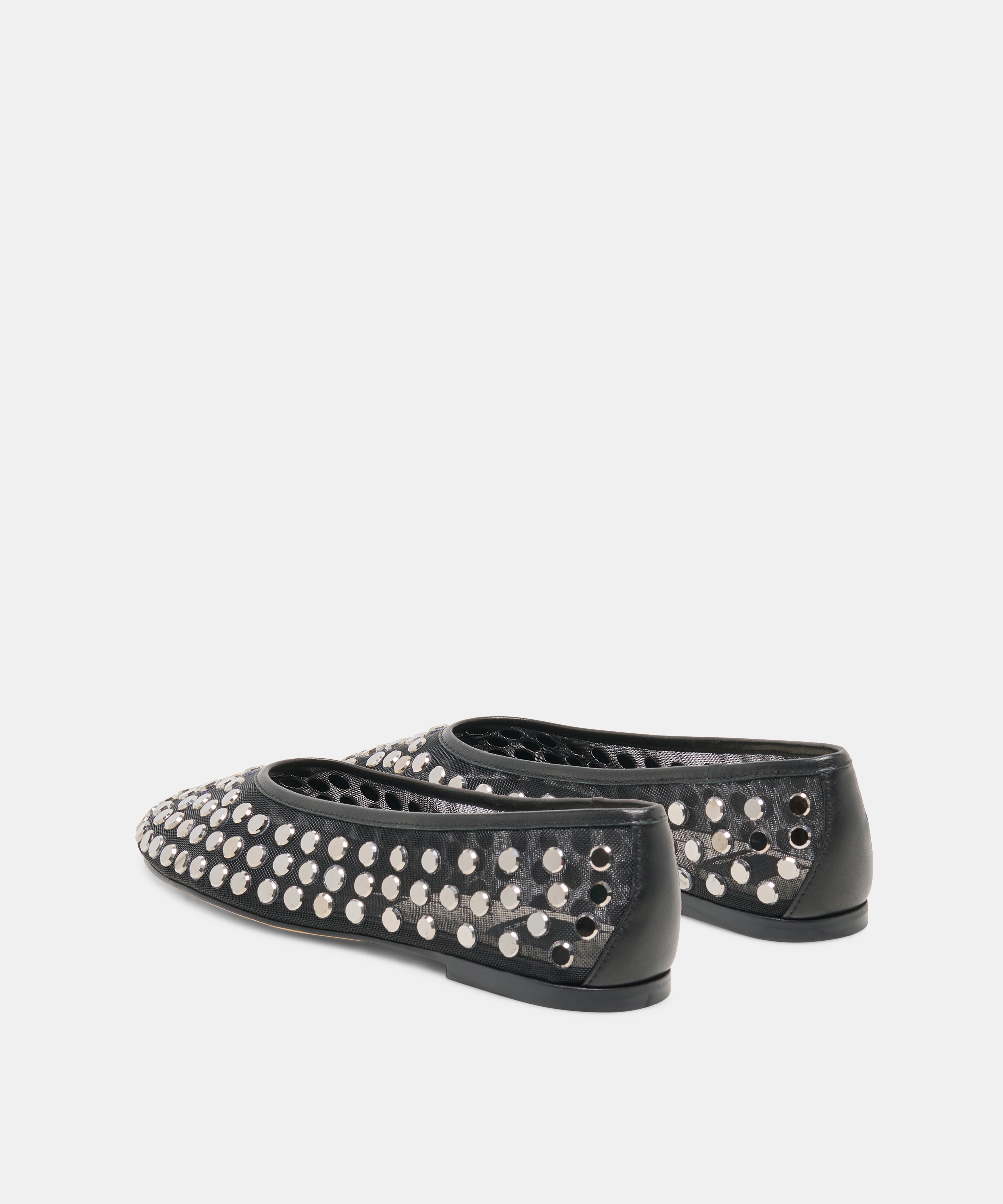 CALIA STUD BALLET FLATS ONYX MESH - view 4