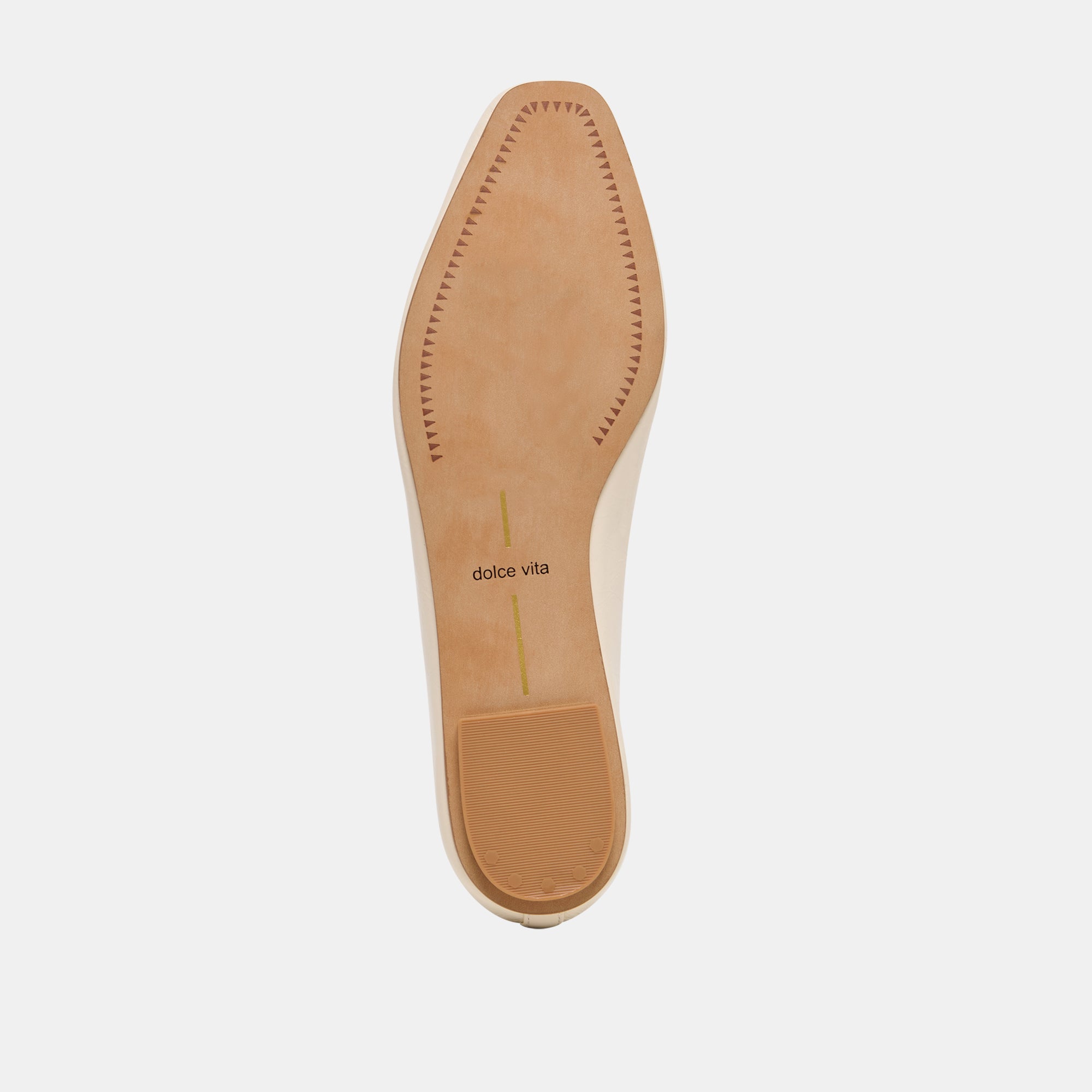 CARET BALLET FLATS BONE LEATHER - view 9