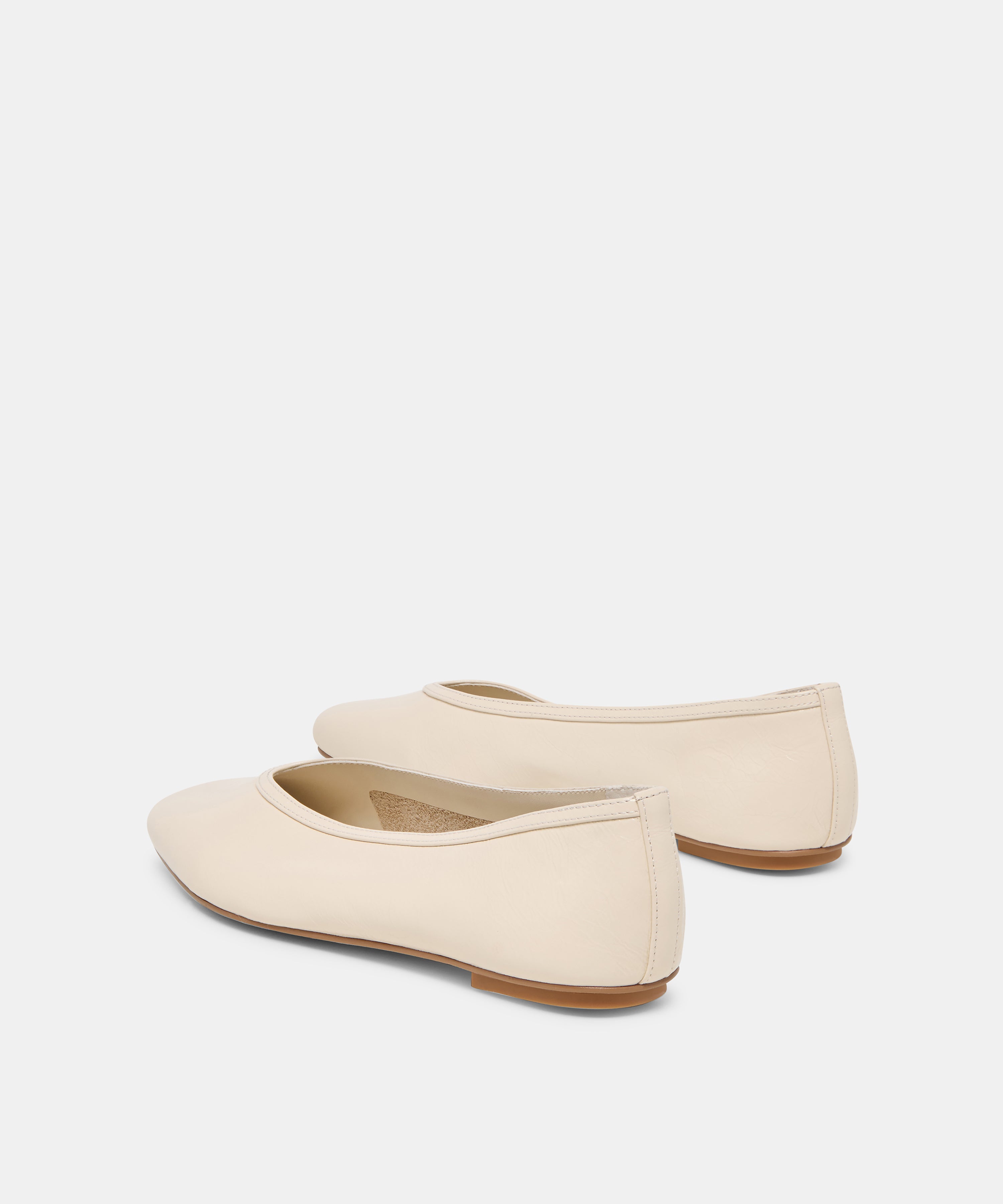 CARET BALLET FLATS BONE LEATHER - view 4
