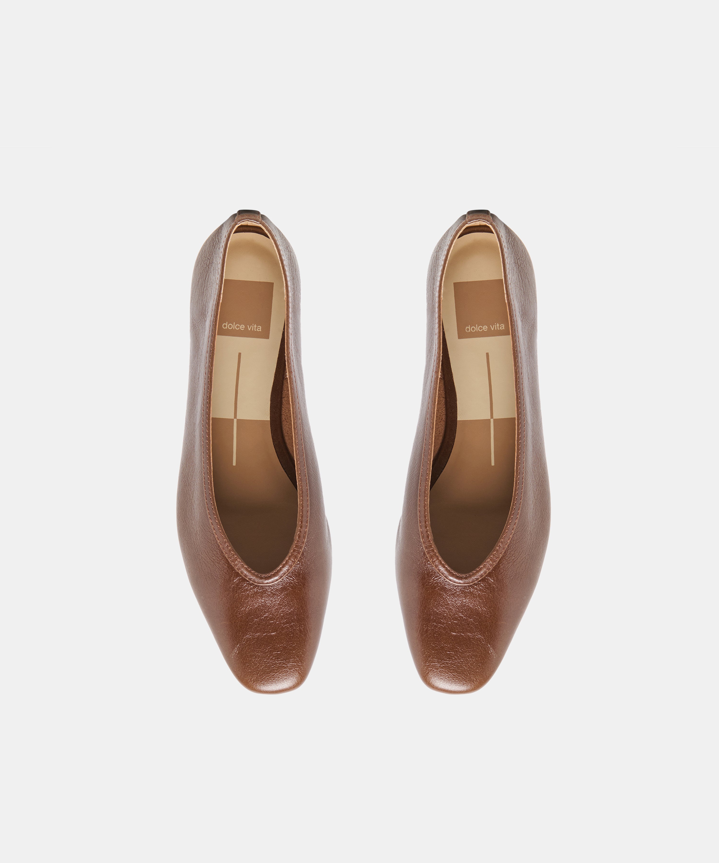 CARET BALLET FLATS RUSSET LEATHER - view 4