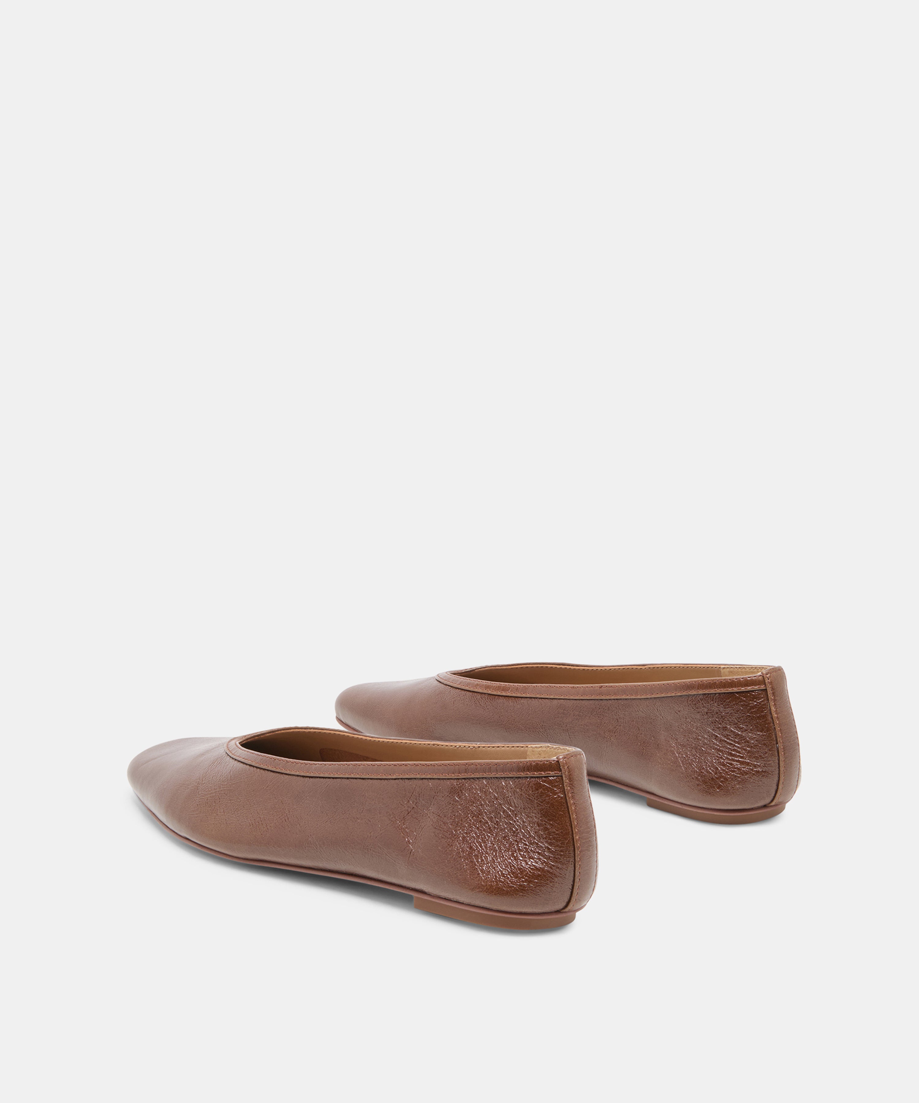 CARET BALLET FLATS RUSSET LEATHER - view 5
