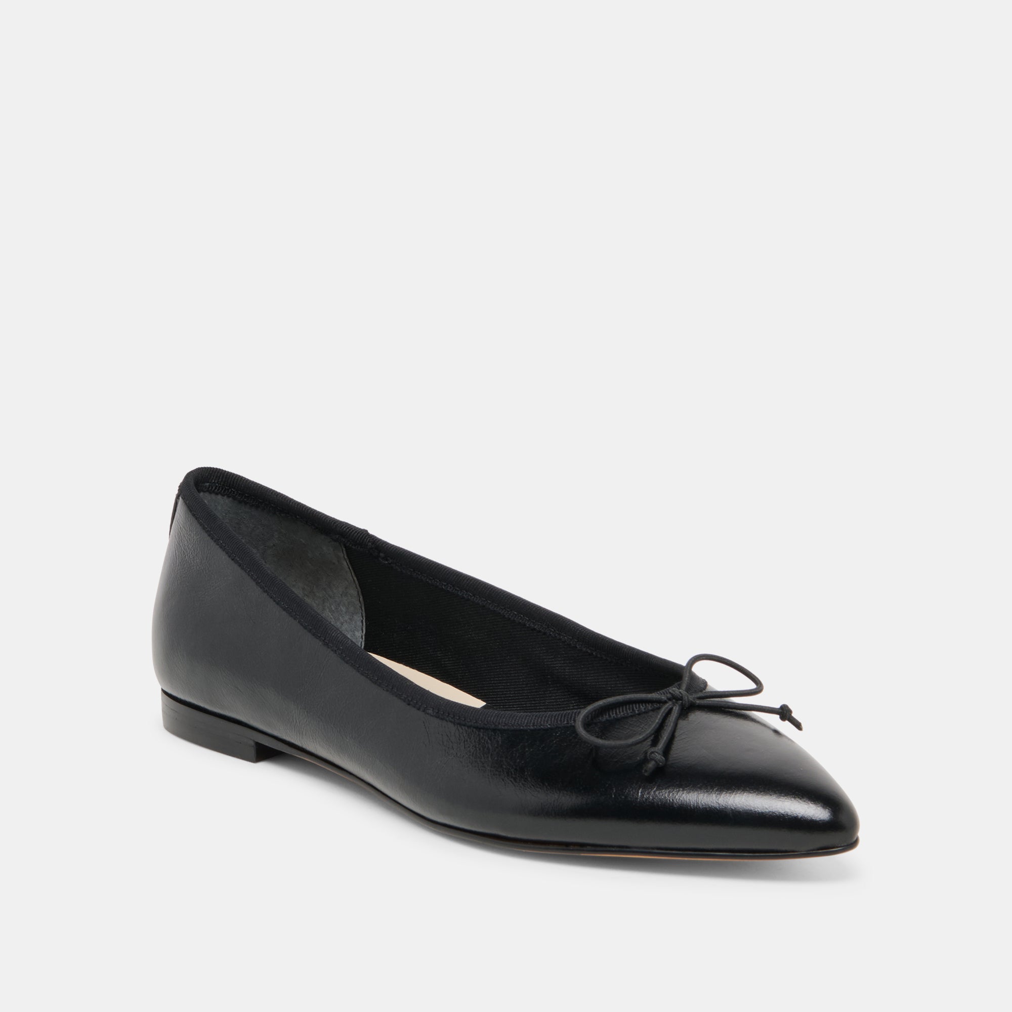 CELIO BALLET FLATS BLACK LEATHER - view 2