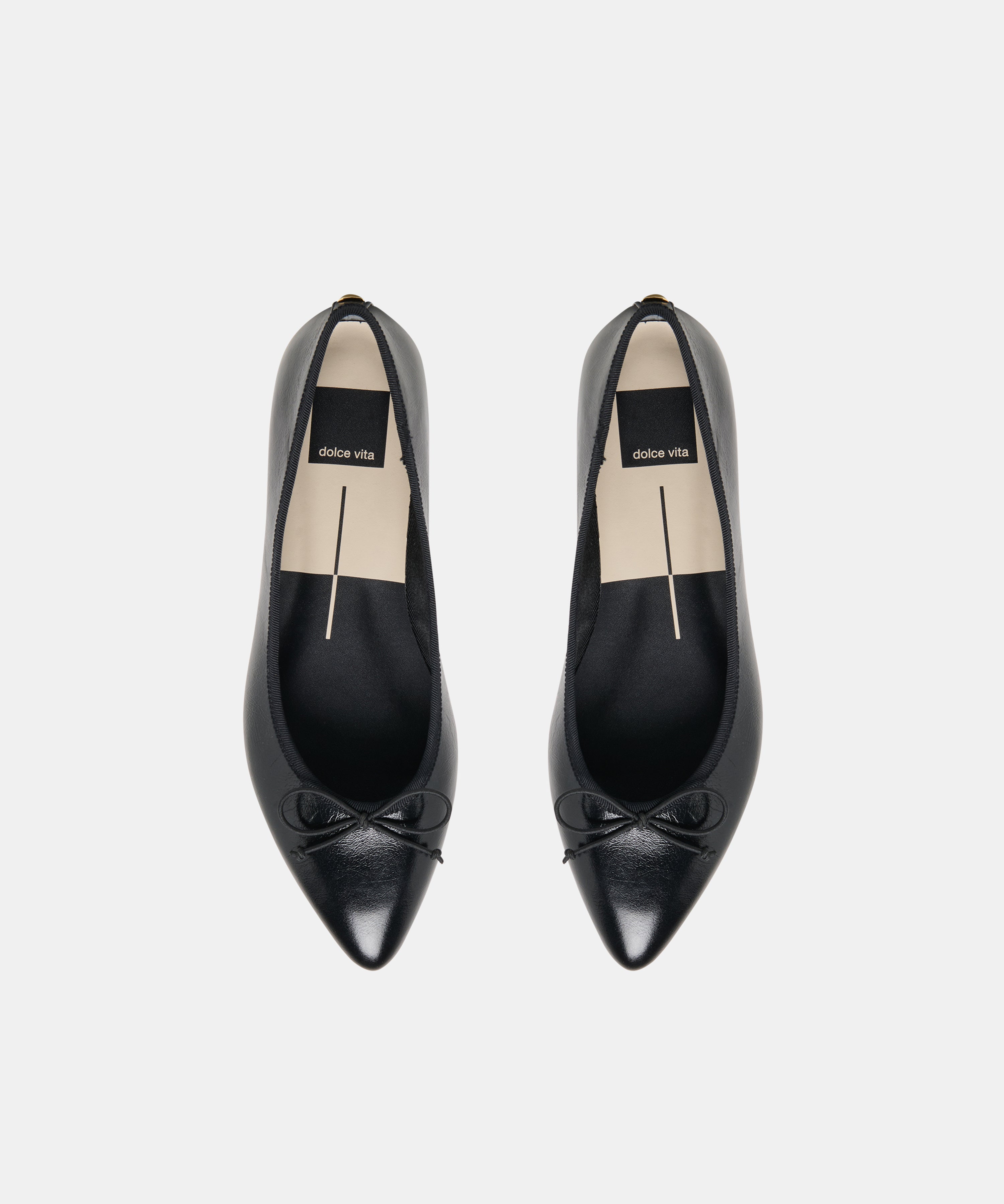 CELIO BALLET FLATS BLACK LEATHER - view 3