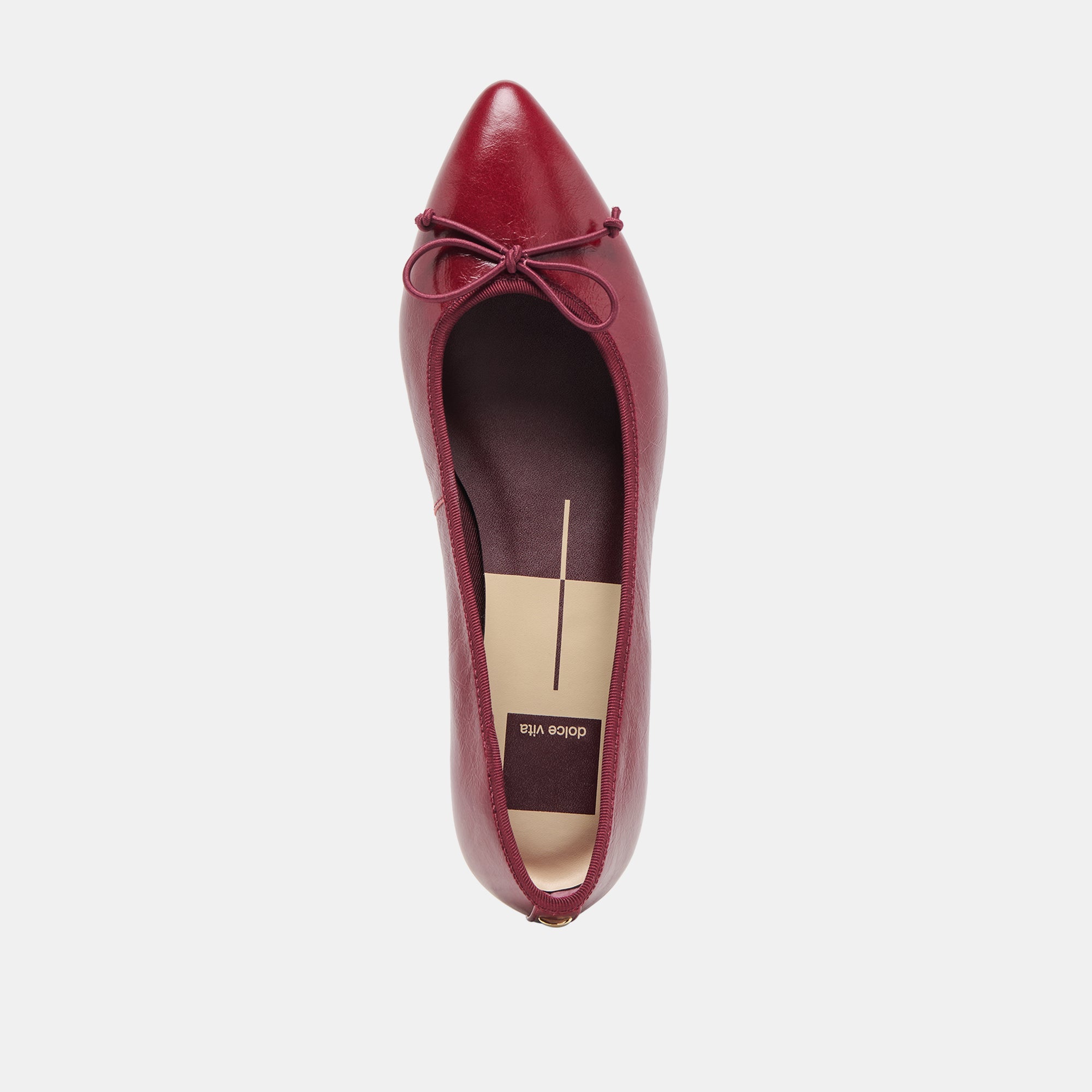 CELIO BALLET FLATS GARNET LEATHER - view 8