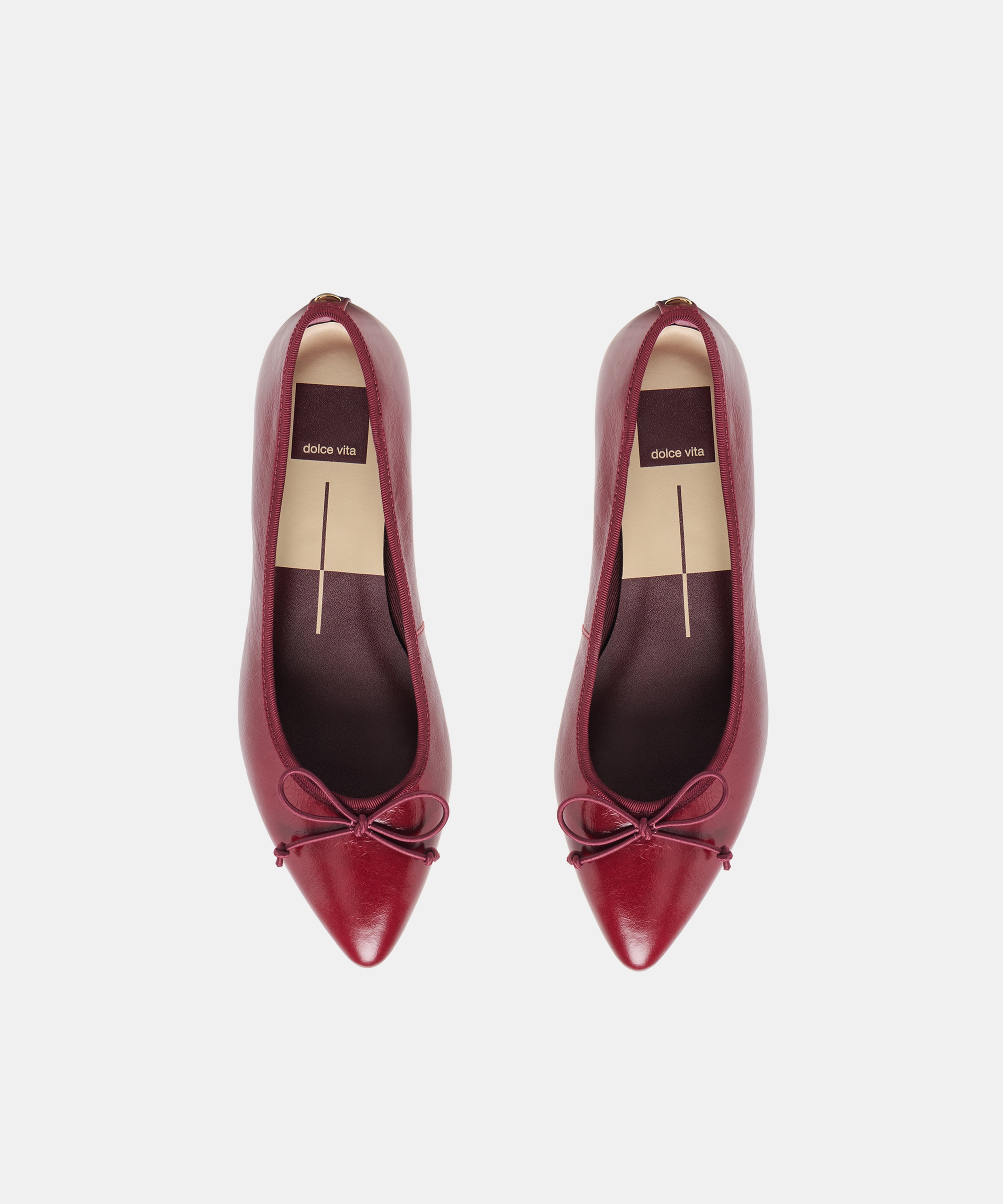 CELIO BALLET FLATS GARNET LEATHER - view 4