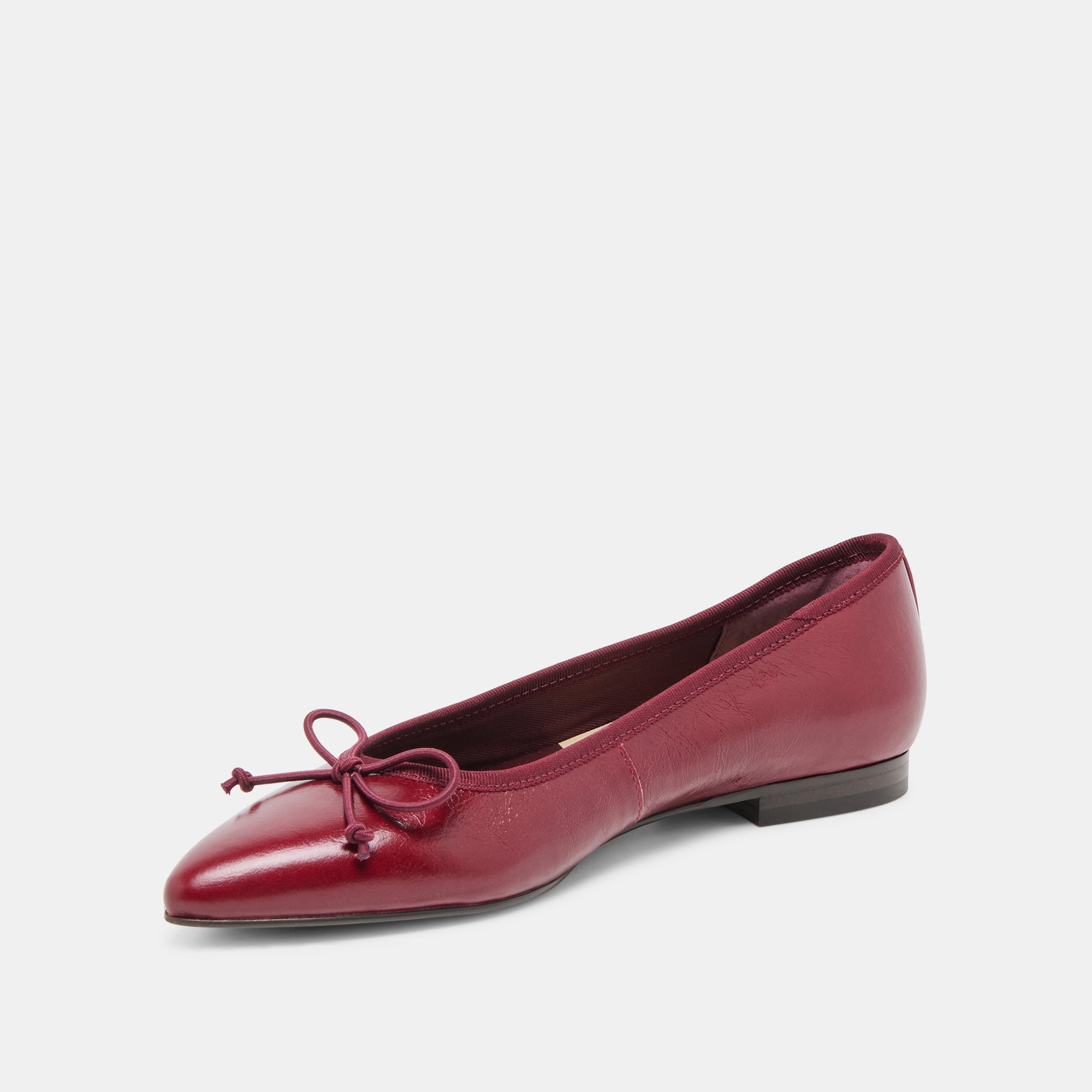 CELIO BALLET FLATS GARNET LEATHER - view 4