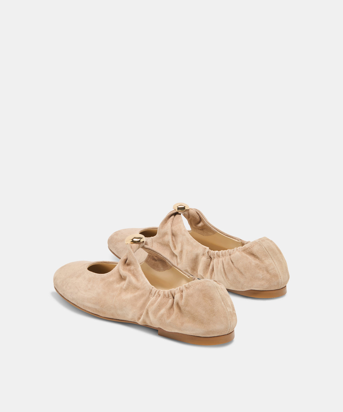CORNEL FLATS CAMEL SUEDE - view 4