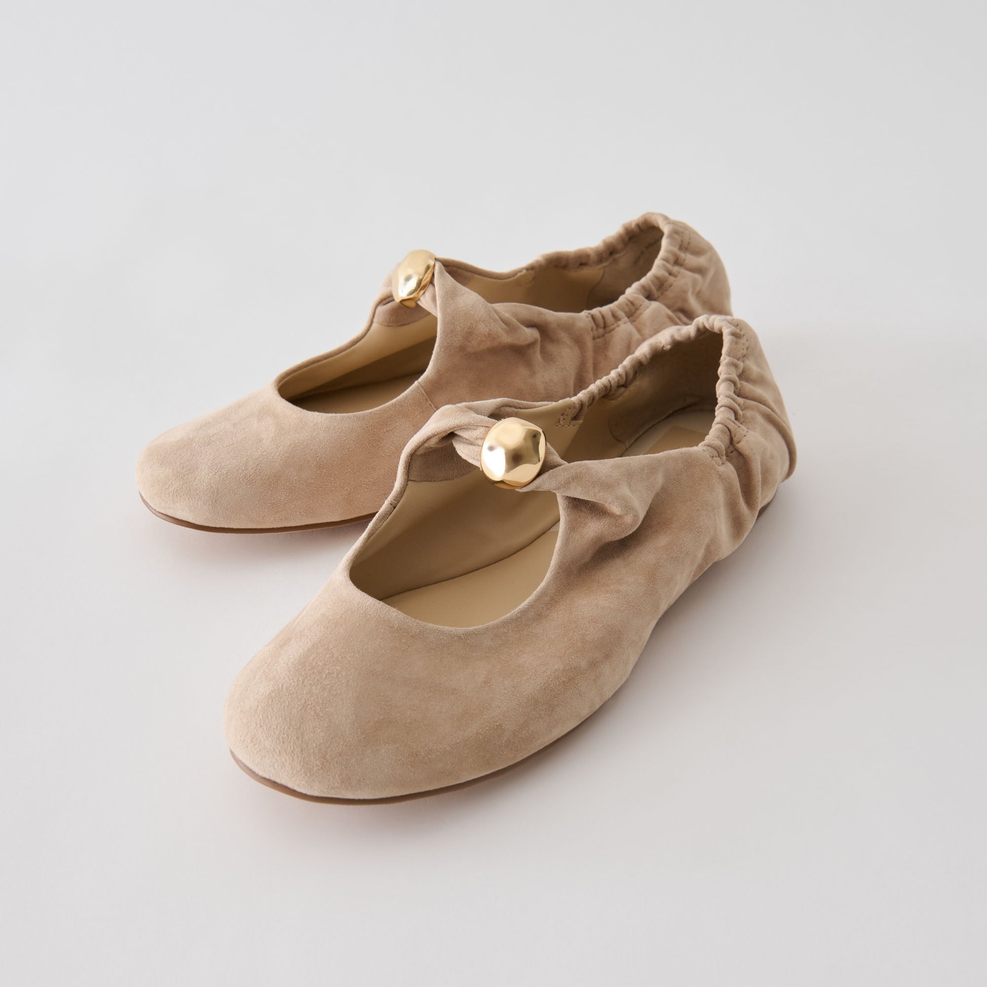 CORNEL FLATS CAMEL SUEDE - view 2