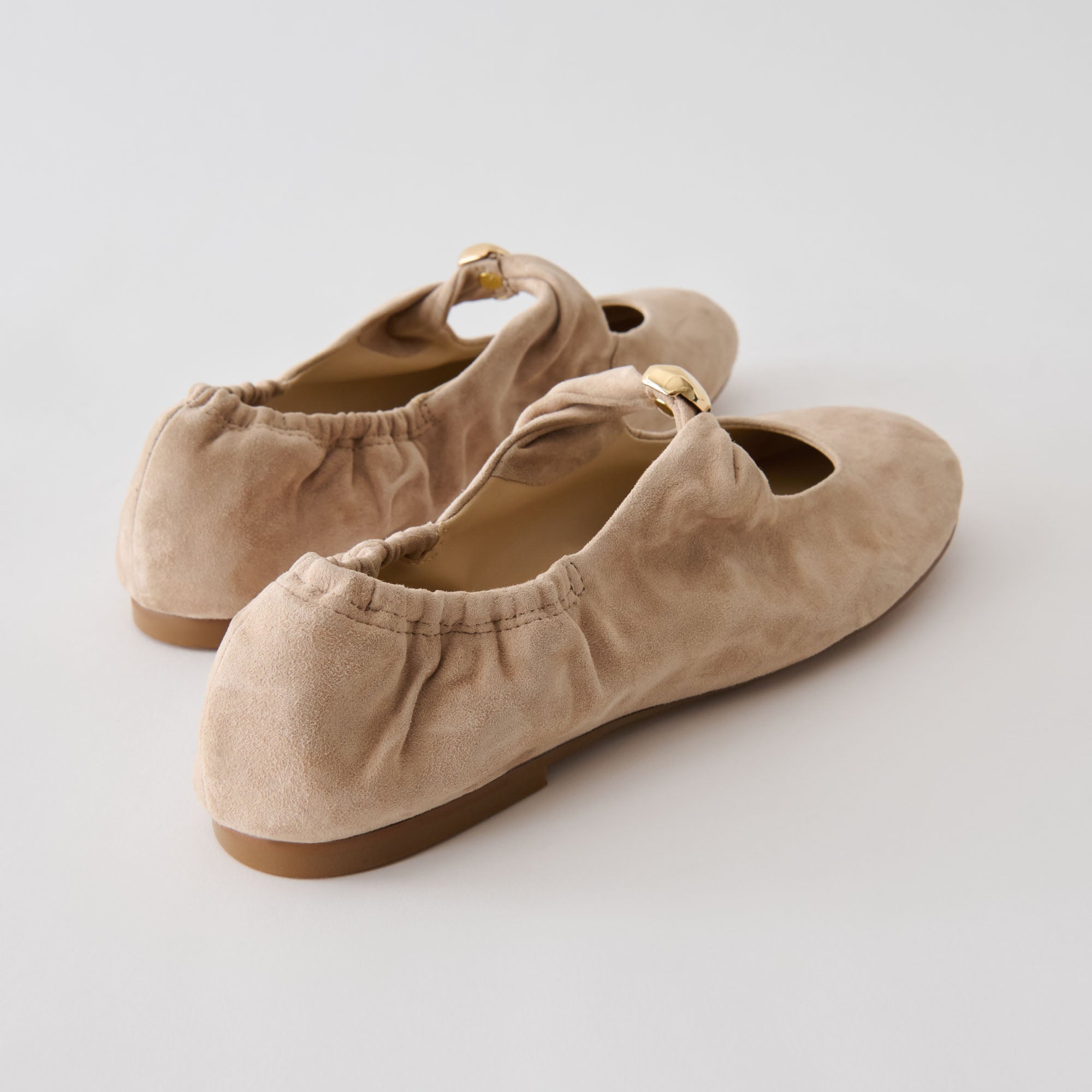CORNEL FLATS CAMEL SUEDE - view 6