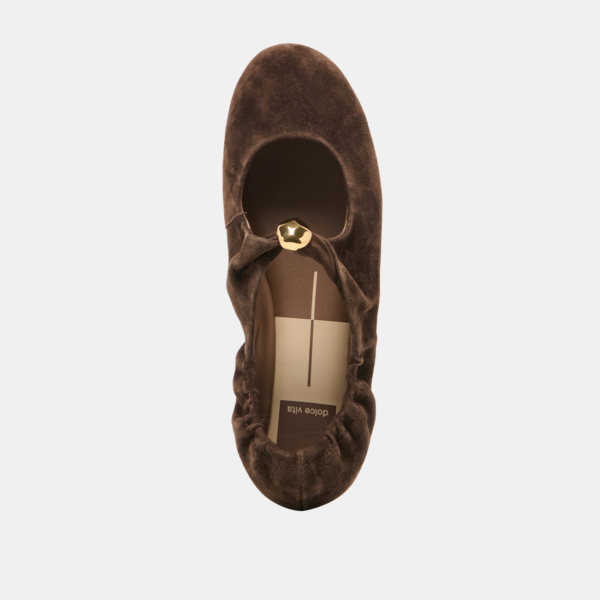 CORNEL FLATS DK BROWN SUEDE - view 8