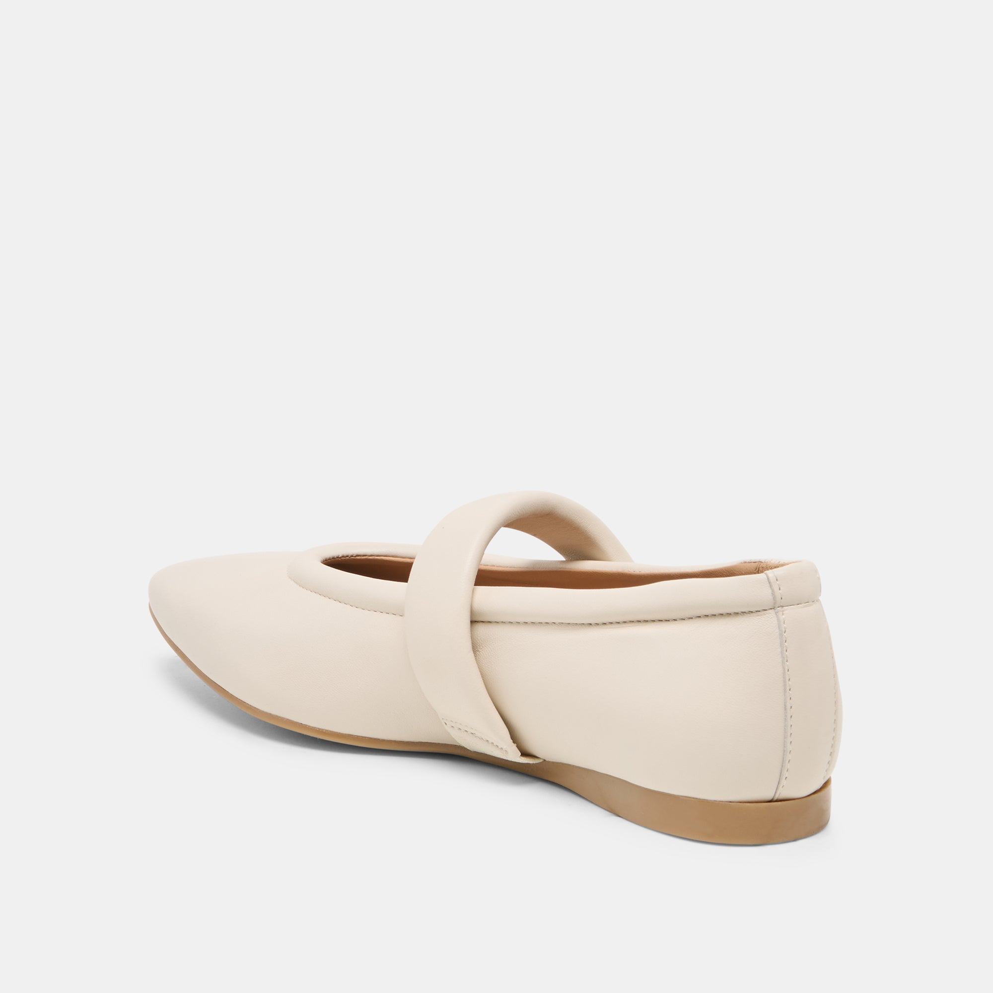 FERA BALLET FLATS OFF WHITE LEATHER - view 5