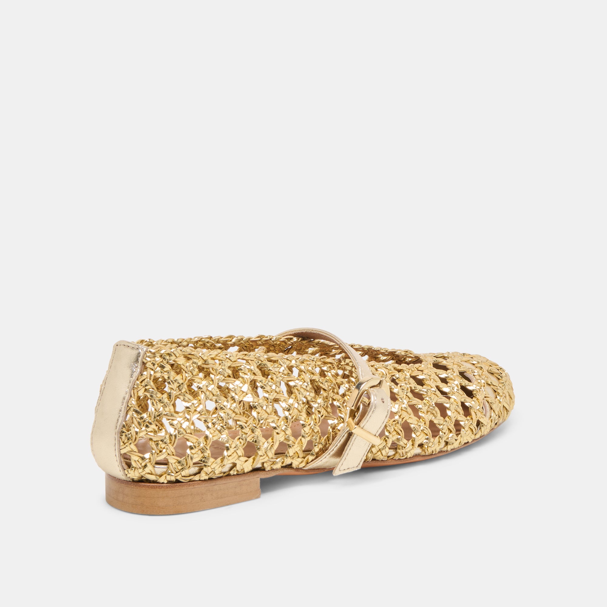 DOVER BALLET FLATS GOLD WOVEN STELLA - view 3