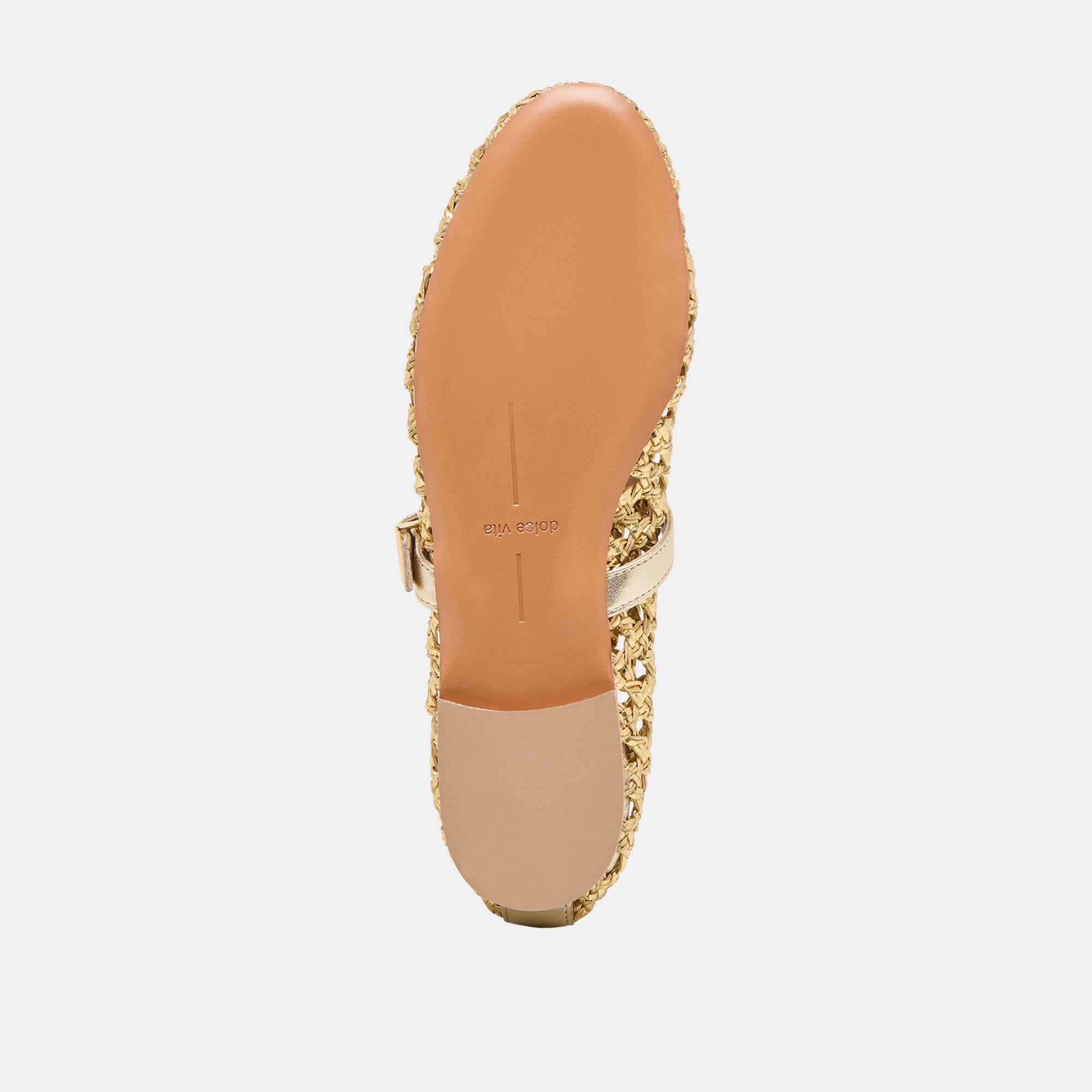DOVER BALLET FLATS GOLD WOVEN STELLA - view 10