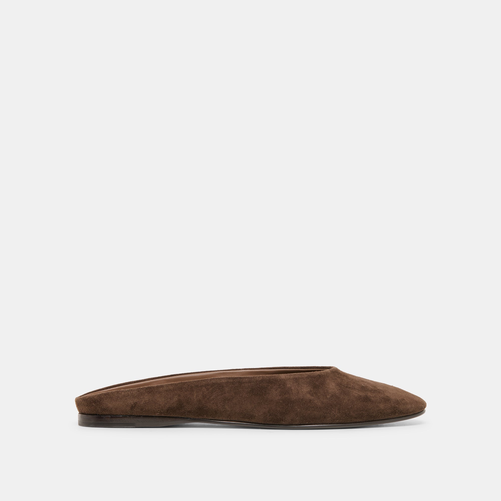 Eila Dk Brown Suede Flats | Dolce Vita