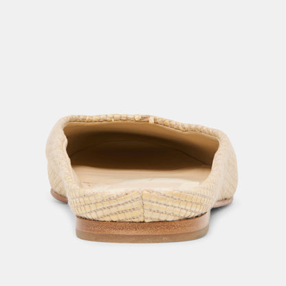 EILA FLATS LT NATURAL RAFFIA