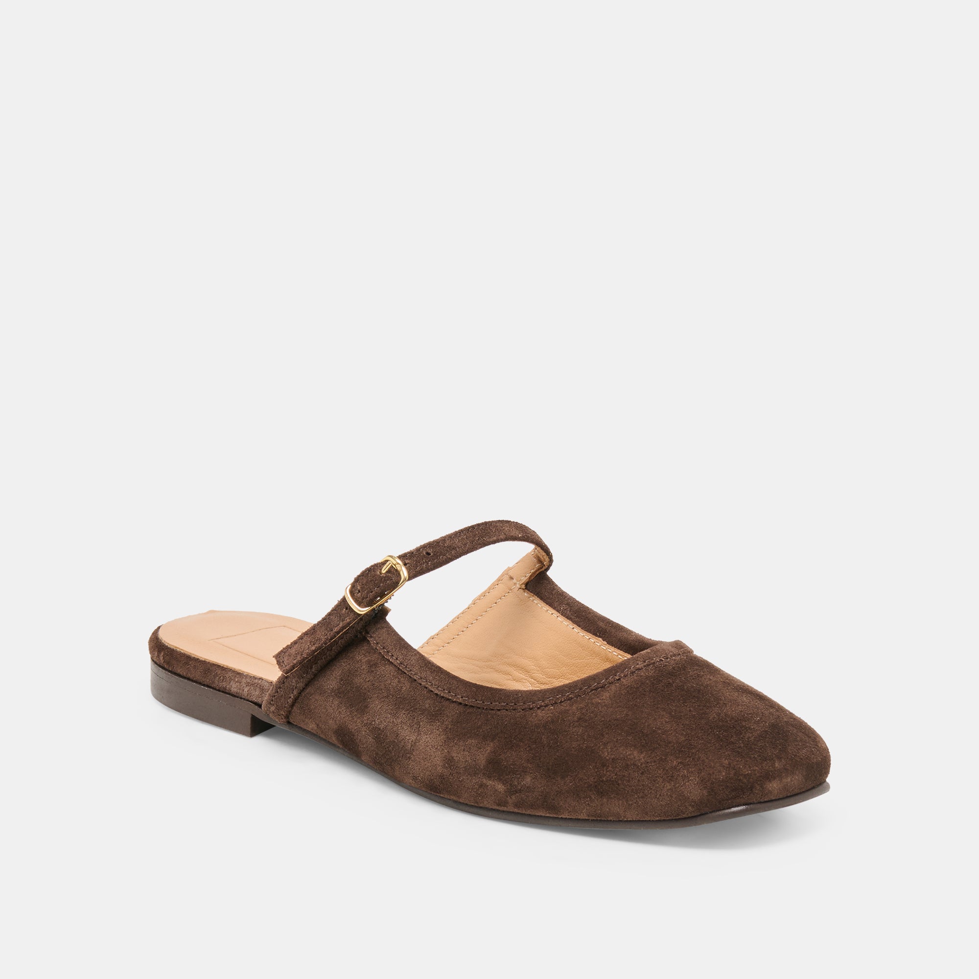 ELIO FLATS DK BROWN SUEDE - view 2